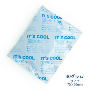 保冷剤 30グラム It's Cool(イッツクール) I-30 1ケース(400入) 業務用｜fujinamisquare