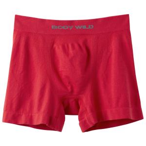 ボディワイルド 3Dボクサー 立体 BODY WILD シームレス 綿混素材　ソフトフィット メンズ...