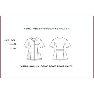 白衣 女性 医療 やわらかタッチのラウンドカラ...の詳細画像4