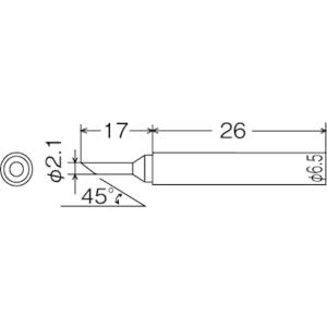 【太洋電機産業】 goot グット 替こて先　ＲＸ７／ＰＸ５・６／ＣＸＲ３・４系用　PX-60RT-...