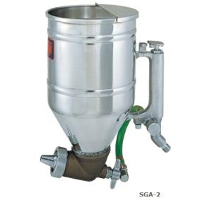 明治 建築塗装用スプレーガン (多彩ガン/横カップタイプ、HSYカップ付