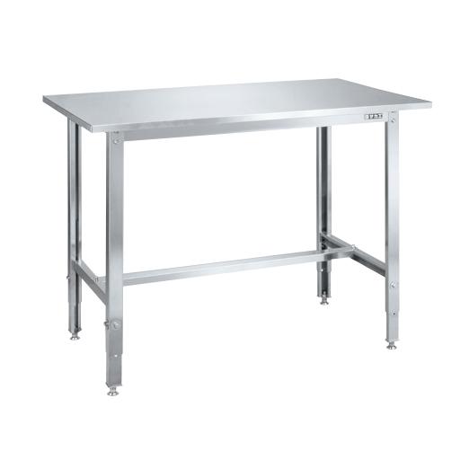 ステンレス高サ調整作業台 R天板仕様 SUT3-127RC 【お届け先が法人か個人事業主様限定・キャ...