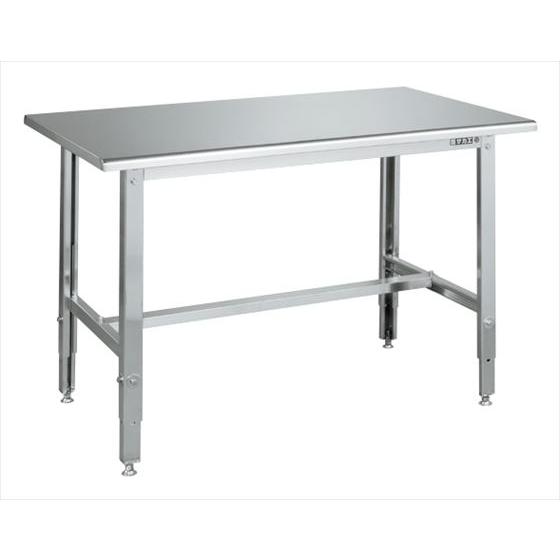 ステンレス高サ調整作業台 R天板仕様 SUT4-127RC 【お届け先が法人か個人事業主様限定・キャ...