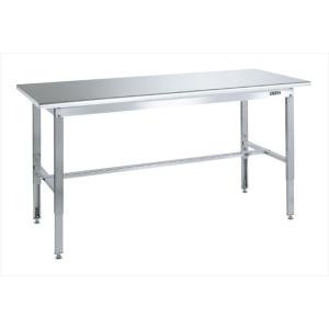 ステンレス高サ調整作業台(天板R付) SUT4-187R 【お届け先が法人か個人事業主様限定・キャン...