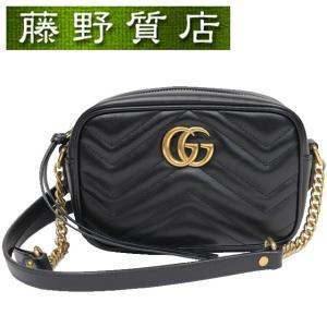 美品！GUCCI グッチキルティング ショルダー　ミニバッグ　GGマーモント☆ GUCCI グッチ チェーンショルダーバッグ GGマーモント
