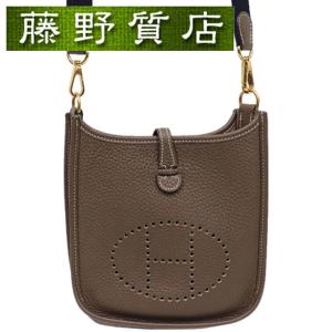エルメス HERMES エブリン 2PM ナチュラル ベージュ クシュベル レザー シルバー金具 □K刻印 2007年 ショルダーバッグ 斜め掛け エルメス バッグ 中古 エルメス エブリン pm 斜めがけショルダー エヴリン エルメス ブランドバッグ 8032 エヴリン エルメス HERMES エブリン 2PM ナチュラル ベージュ