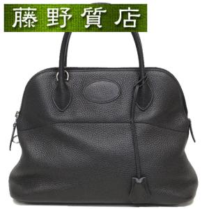 エルメス HERMES ボリード31 2way ショルダー バッグ トリヨン 黒 シルバー金具 Y刻印 2020年 8169｜fujino-y-shop