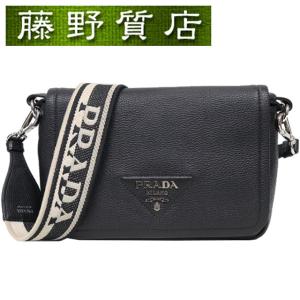 PRADA (美品)プラダ ナイロン ショルダー バック 斜め掛け 黒 PRADA (美品)プラダ ナイロン ショルダー バック 斜め掛け 黒