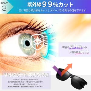 サングラス メンズ 偏光 調光 uvカット 釣...の詳細画像4