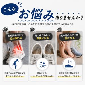 インソール 疲れない 衝撃吸収 消臭 中敷き ...の詳細画像2