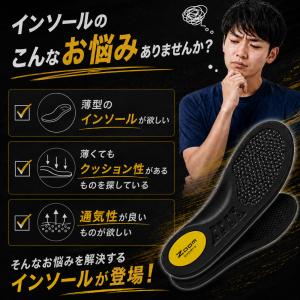 インソール スポーツ 衝撃吸収 疲れない 薄型...の詳細画像2
