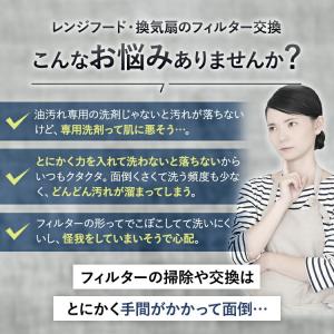 交換用 レンジフードフィルター アクアスリット...の詳細画像3