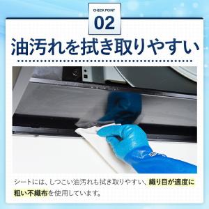 油汚れ ウェットシート 大判 キッチン サット...の詳細画像5