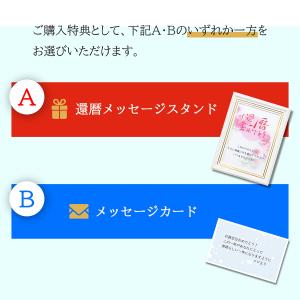 【還暦メッセージスタンド付】 ソープフラワー ...の詳細画像5