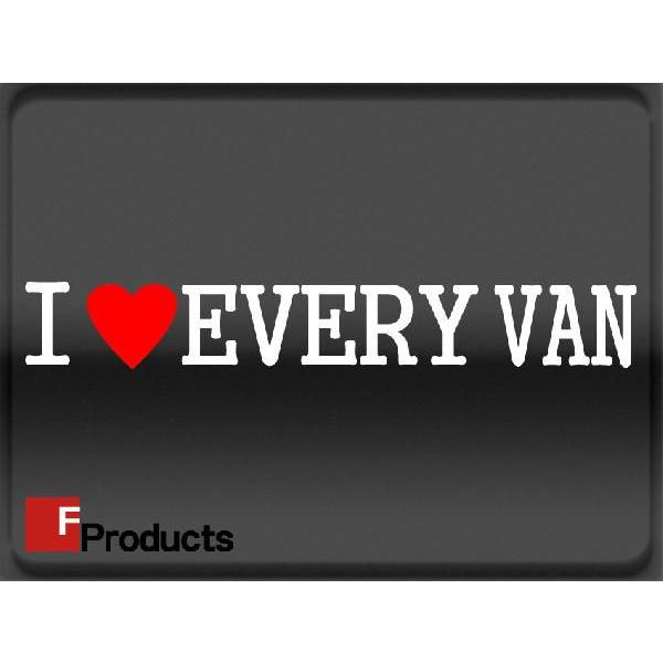 Fproducts アイラブステッカー/EVERY VAN/アイラブ エブリィバン