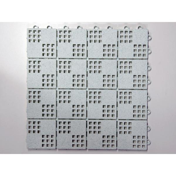 【60枚以上の送料無料専用カート】タイル調パッチングデッキ（ソフトグリーン）