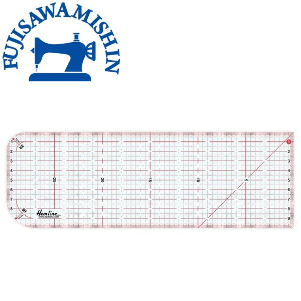 スケルトンアイロン定規（SQ015）