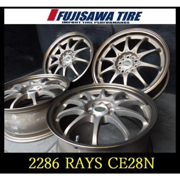 【2286】T01105095▲RAYS CE28N▲16x7JJ 5穴 PCD100 +48▲4本