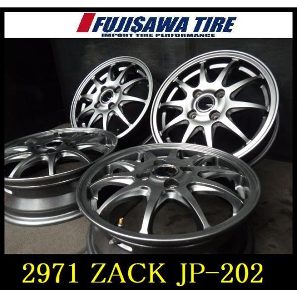 【2971】J送料無料▲MONZA JAPAN ZACK JP-202▲14x4.5J 4穴 PCD...