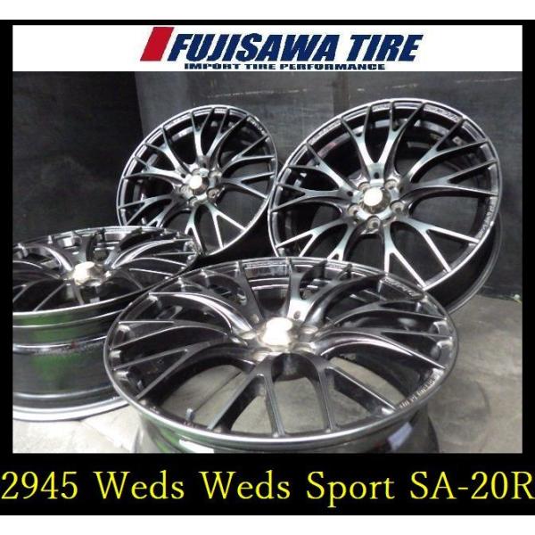 【2945】B▲送料無料▲Weds Weds Sport SA-20R ホイール▲18x7.5J 5...