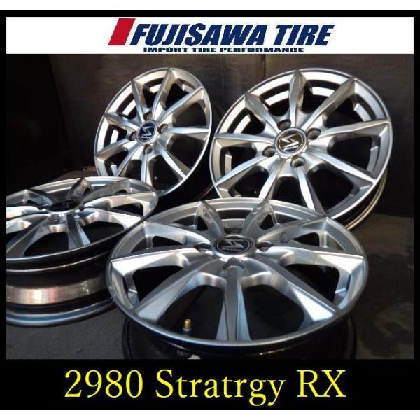 【2980】J▲送料無料▲Strategy RX ホイール▲14x4.5J 4穴 PCD100 +4...