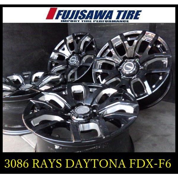 【3086】A▲送料無料▲RAYS DAYTONA FDX-F6▲17x8.0J 6穴 PCD139...