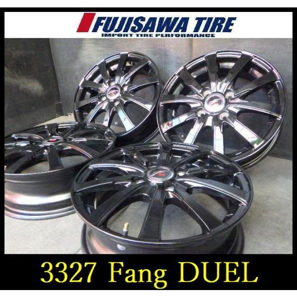 【3327】J送料無料▲Fang DUEL▲14x4.5J 4穴 100 +45▲4本