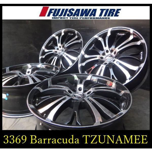 【3369】B▲送料無料▲Barracuda TZUNAMEE※要専用ナット▲19x8.0J 5穴 ...