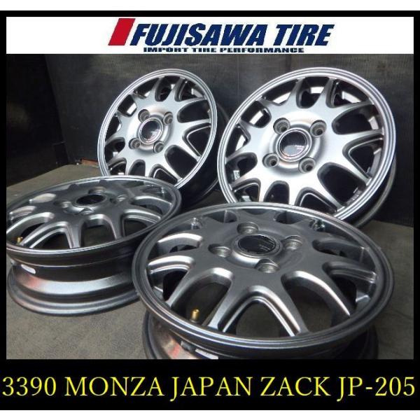 【3390】J▲送料無料▲MONZA JAPAN ZACK FP-205 ホイール▲12x3.5B ...