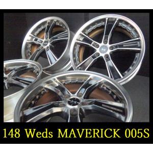 【148】o ▲Weds MAVERICK 005S▲19x8J 5穴 PCD114.3 +44▲4...