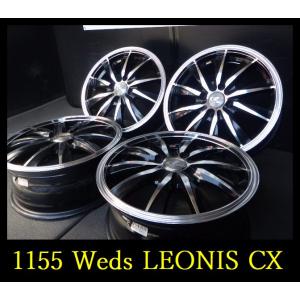 【1155】T8005104◆Weds LEONIS CX◆15x6J 4穴 PCD100 +45◆4本◆N-ONE タント N-BOX コペン など｜fujisawatire