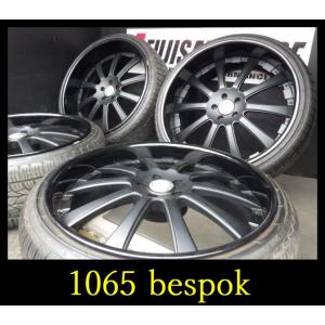 ホ夏【1065】FK00103164◆bespok◆24x10J 5穴 PCD120 +48/+18◆2020年製 DURATURN 255/30R24◆4本◆BMW　X5などに｜fujisawatire