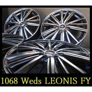 【1068】T5403284◆Weds LEONIS FY◆17x6.5J 5穴 PCD114.3 +53◆4本◆ノア　ヴォクシー　オデッセイ など｜fujisawatire