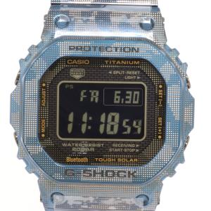 未使用品！ CASIO カシオ G-SHOCK  GMW-B5000TCF-2JR カモフラージュ フルメタルチタン 電波ソーラー 腕時計   (質屋 藤千商店)｜fujisen78