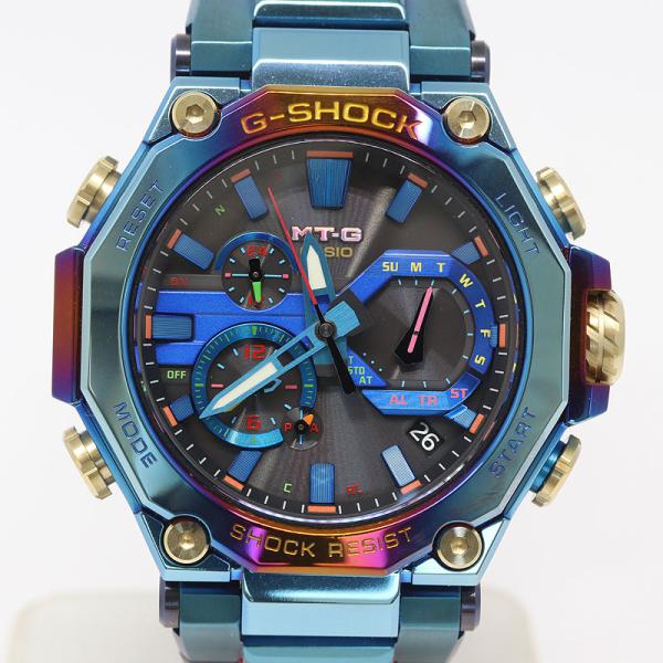 美品！ CASIO カシオ G-SHOCK MTG-B2000PH-2AJR ブルーフェニックス 電...