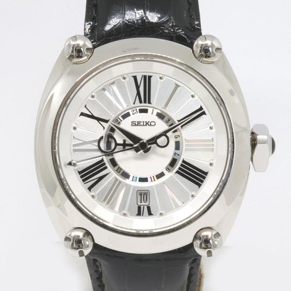 SEIKO セイコー GALANTE ガランテ メカニカル GMT SBLM001 メンズ 自動巻き...