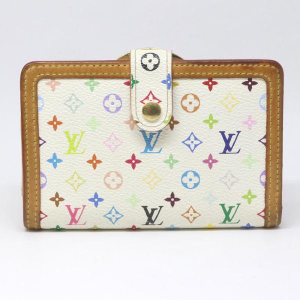 Louis Vuitton マルチカラー M92987 ポルトフォイユヴィエノワ がま口 折財布 （...