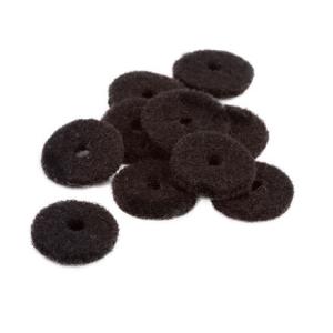 フェルトワッシャー Strap Button Felt Washers, Black (1) [送料170円から
