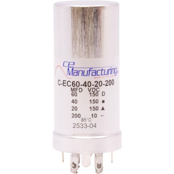 コンデンサ Capacitor - CE Manufacturing, 60/40/20uF 150...