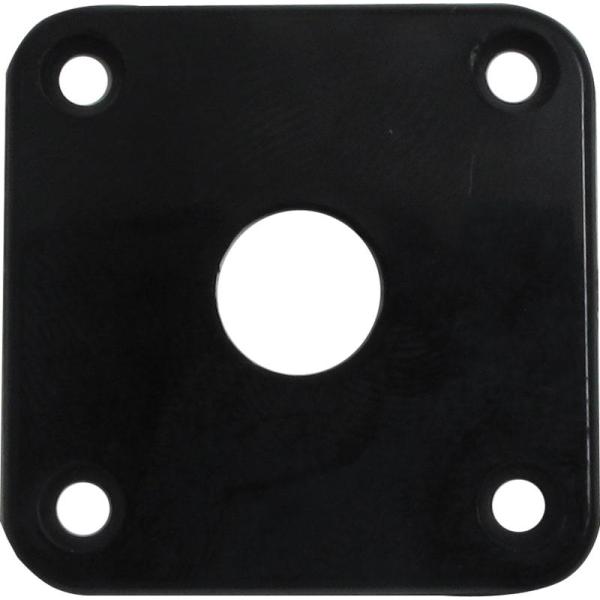 ジャックプレート Jack Plate - Fits Les Paul, Plastic, Blac...