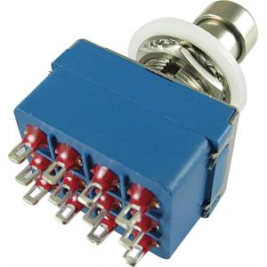 スイッチ Switch - Footswitch, 4PDT, Blue, 12 Pins [送料170円から 同梱可]｜fujishima-ctm-gtr