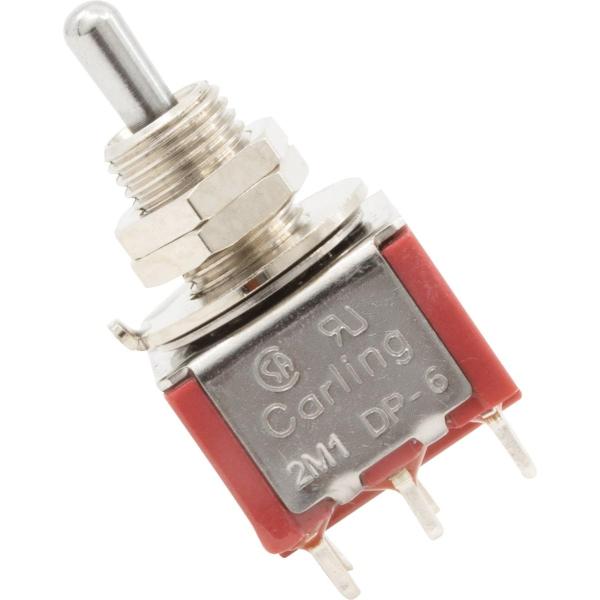 スイッチ Switch - Carling, Mini Toggle, DPDT, 3 Positi...