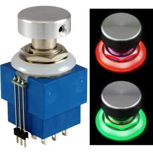 フットスイッチ Footswitch - 3PDT, with built-in LED Ring