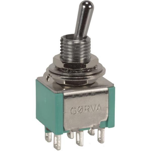 スイッチ Switch - GORVA, Mini Toggle, DPDT, 2 Position...