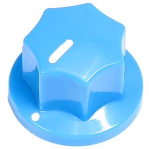 ノブ Knob - Plastic, Set Screw, Small MXR Style, 0.75" diameter, Light Blue [送料170円から 同梱可]｜fujishima-ctm-gtr