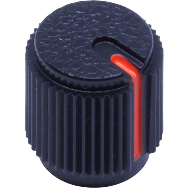 ノブ Knob - Plastic, Knurled Shaft, 808 Style, Small...