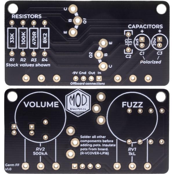 PCボード PCB - Mod Electronics, Germanium Fuzz, For 1...