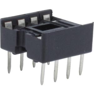 IC ソケット IC Socket - Dual in-line package, 2.54mm Pitch, 7.62mm Spacing, 8 pins [送料170円から 同梱可]