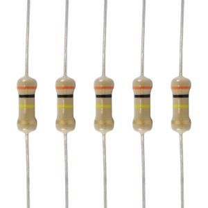 抵抗 Resistors - 0.5 Watt, Carbon Film, 5% tolerance, 47 Ω (5) [送料170円から 同梱可]｜fujishima-ctm-gtr