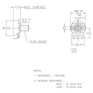 ポット Potentiometer - CTS...の詳細画像2